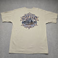 VINTAGE Orange County Choppers Shirt Tan Beige Mens XL New York Y2K