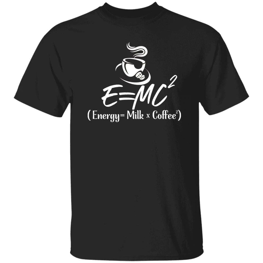Energy Milk Coffee Unisex shirt gift scientist coffee lover tee black navy