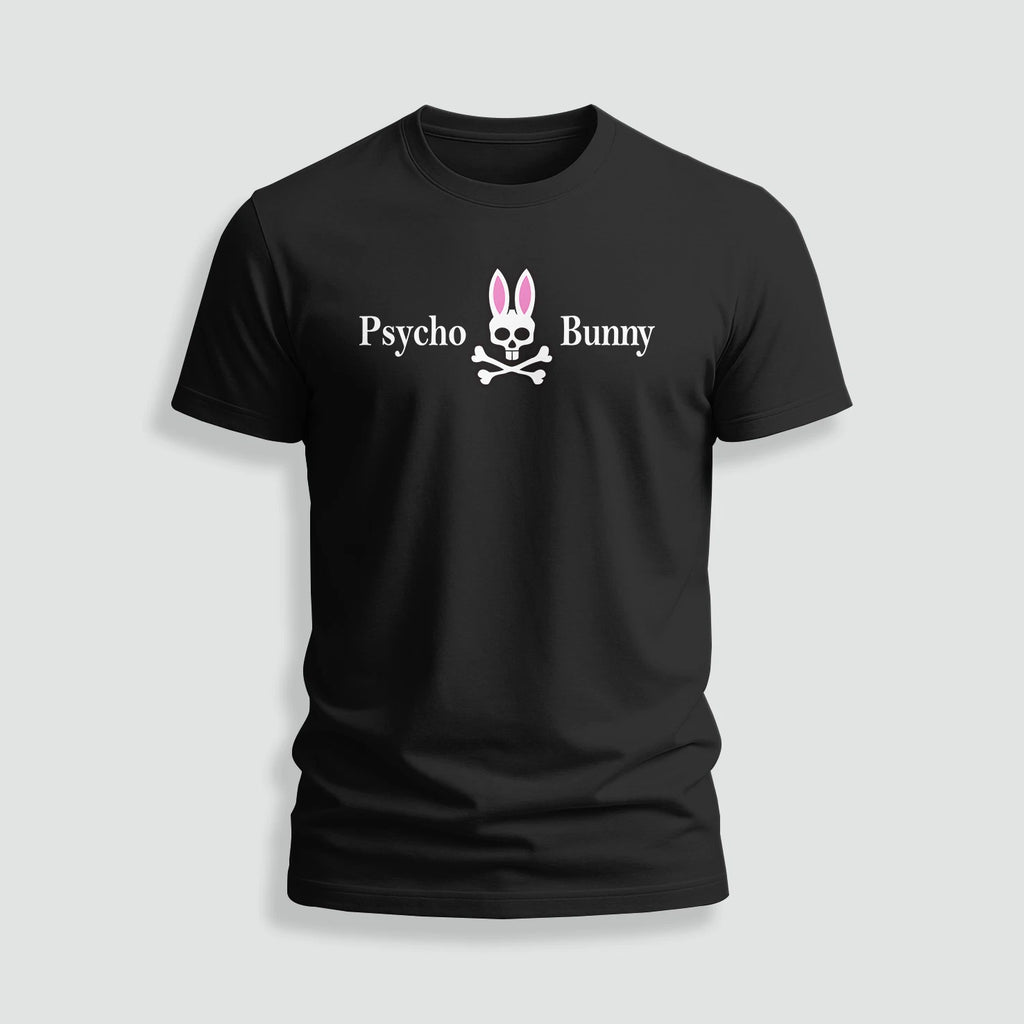 Psychoo Bunnyy logo funny T-Shirt Size S-5XL Made in USA