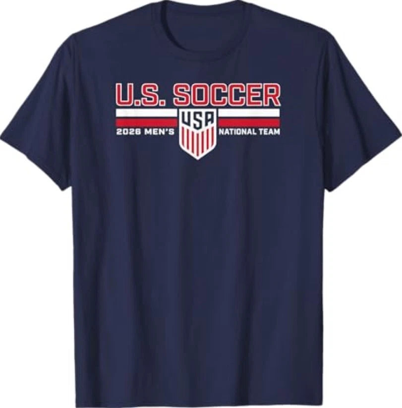 World Cup 2026 USMNT Roster Navy T-Shirt