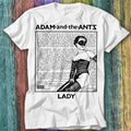 Adam And The Ants Lady Band T Shirt Top Tee 416