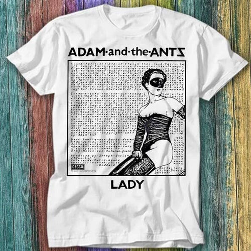 Adam And The Ants Lady Band T Shirt Top Tee 416