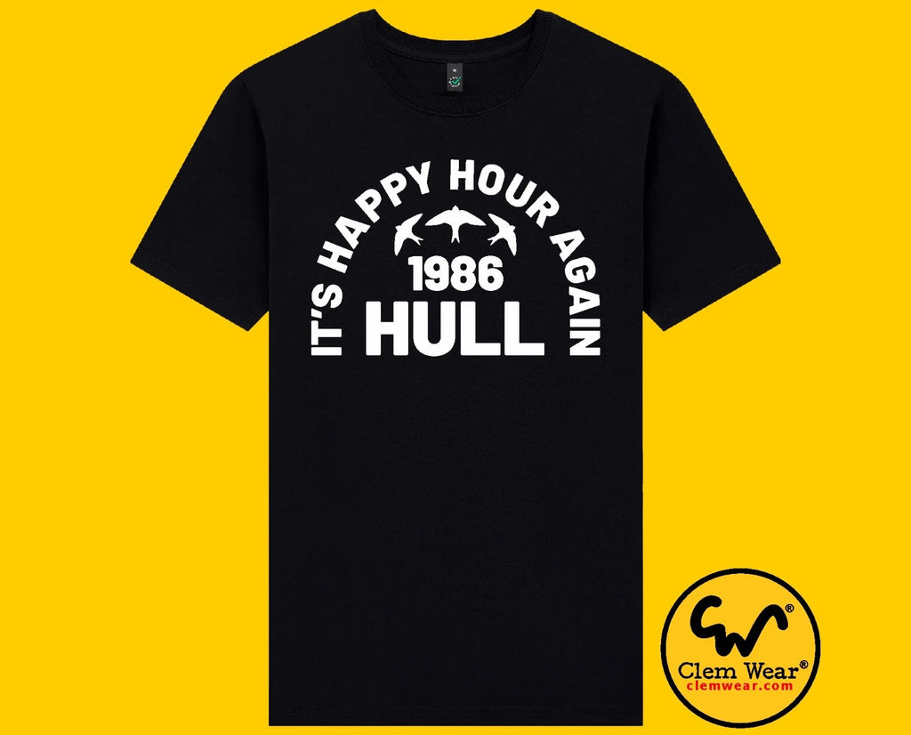 Happy Hour Again tee T-shirt tshirt Hull 1986 The Housmartins Paul Heaton inspir