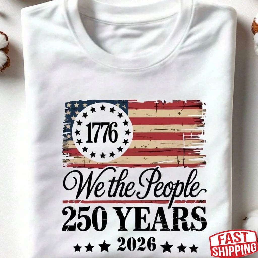250th America Anniversary Shirt, US 250 Years T-Shirt, 1776 We The People Gift