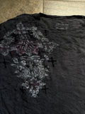 Affliction Collection Men's XL Black Long Sleeve Graphic T-Shirt Gothic Cross