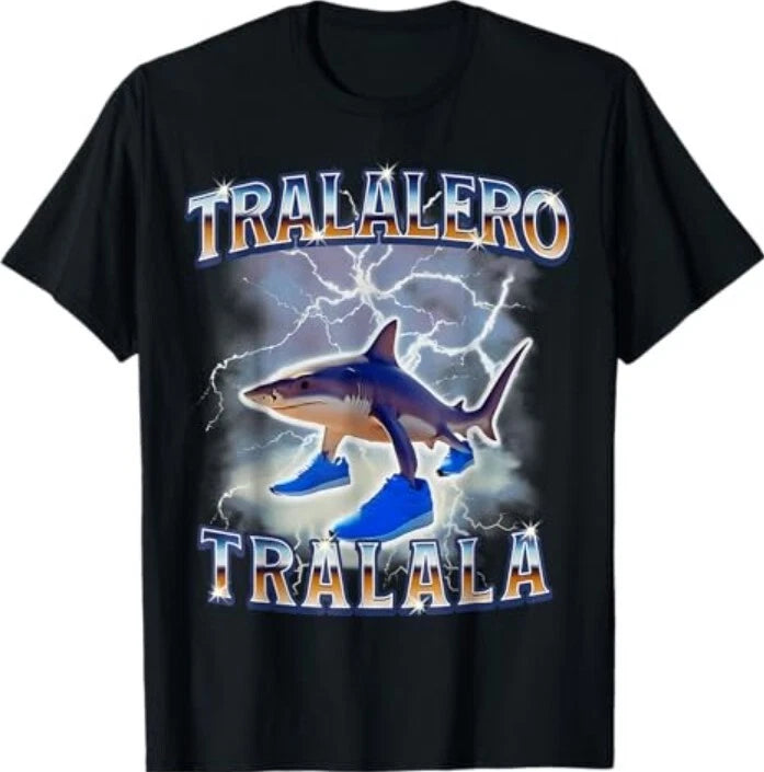 Tralalero Tralala Shark Meme Bootle T-Shirt