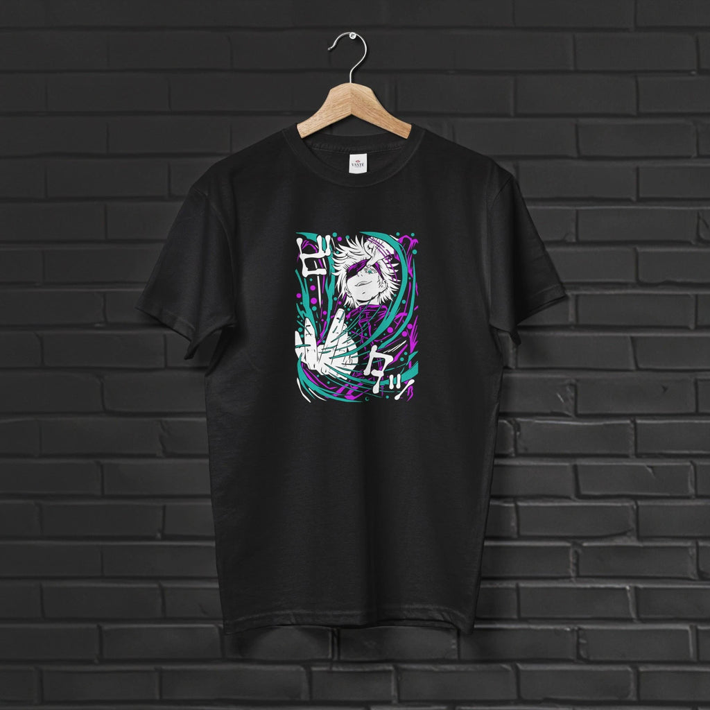 Satoru Gojo Anime T Shirt Blindfold Sorcerer Graphic Cotton Streetwear Tee