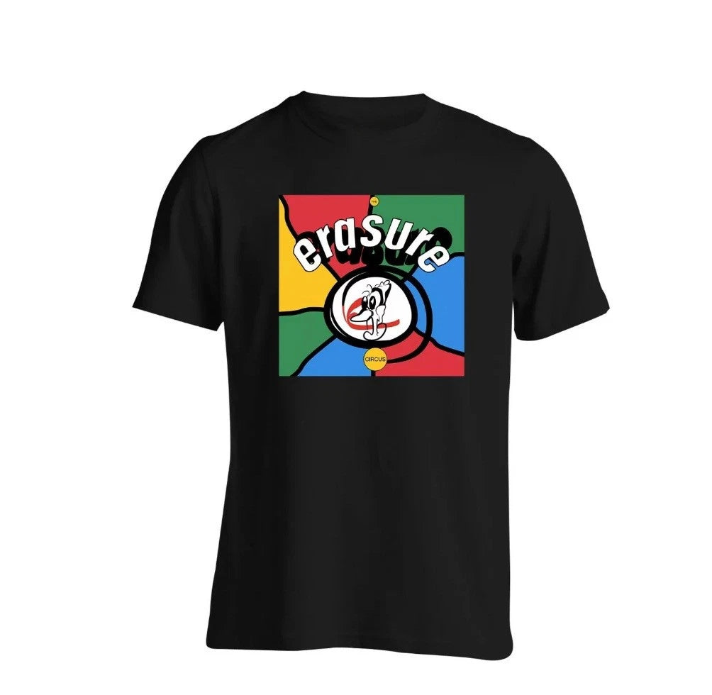 Erasure T Shirt The Circus Album 80's Synth Pop Band S,M,L,XL,2XL