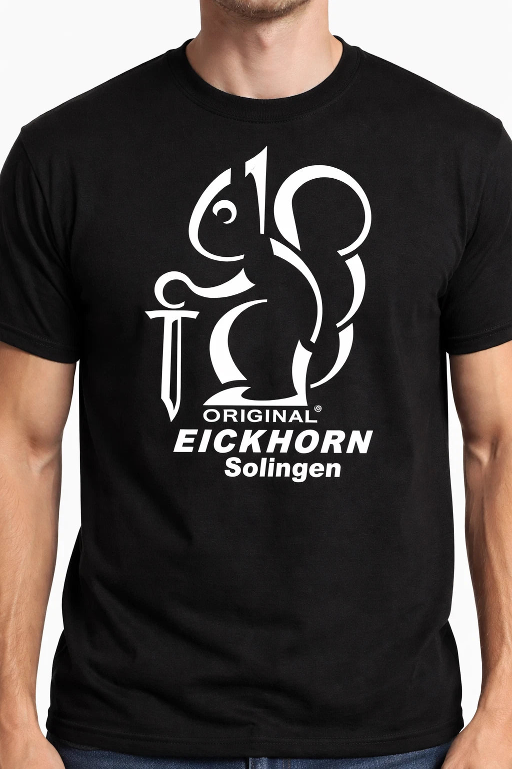 Carl Eickhorn T shirt Tee Squirrel  German Dagger Sword