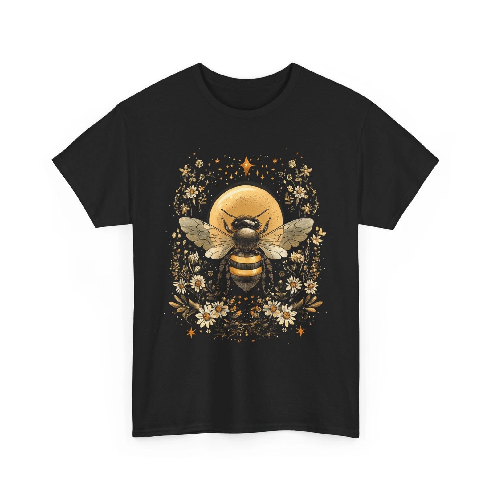 Bee T-Shirt | Save the Bees Shirt | Honeybee Tee | Bee Floral Boho Moon Stars