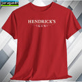 Hendrick'S Gin Cocktails Log Black Navy White Grey Red Orange Size S-5xl Tee (1)