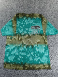 Vintage Magic Tees Jamaica Tie Dye Shirt  Green Brown Island Graphic Unisex 2XL