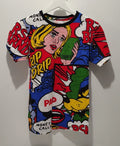 Reason Clothing Pop Art PAID DRIP T Shirt All Over Print Size S