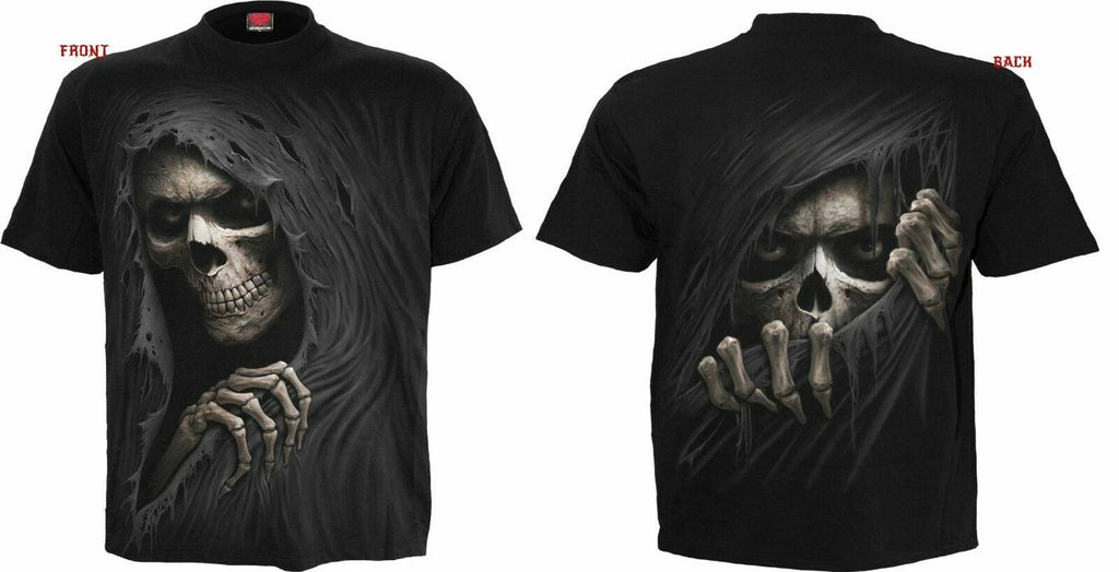 SPIRAL DIRECT GRIM REAPER T-Shirt,Reaper/Biker/Skull/Goth/Gothic/Dark/Top/Tee