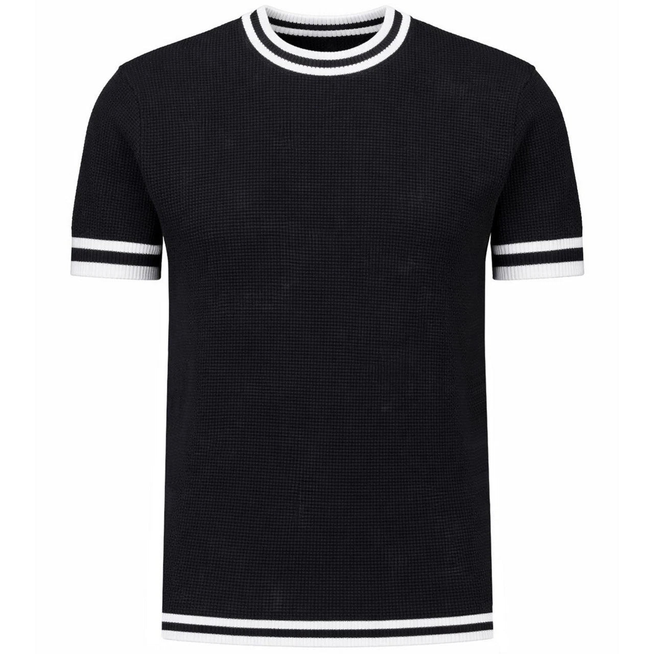 MENS MADCAP ENGLAND WAFFLE KNIT TEE MOD RETRO 60s 90s T-SHIRT Moon Waffle MC1150