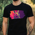 Mens Kangaroo Astronaut Print Cotton T-Shirt Size XS to 5XL