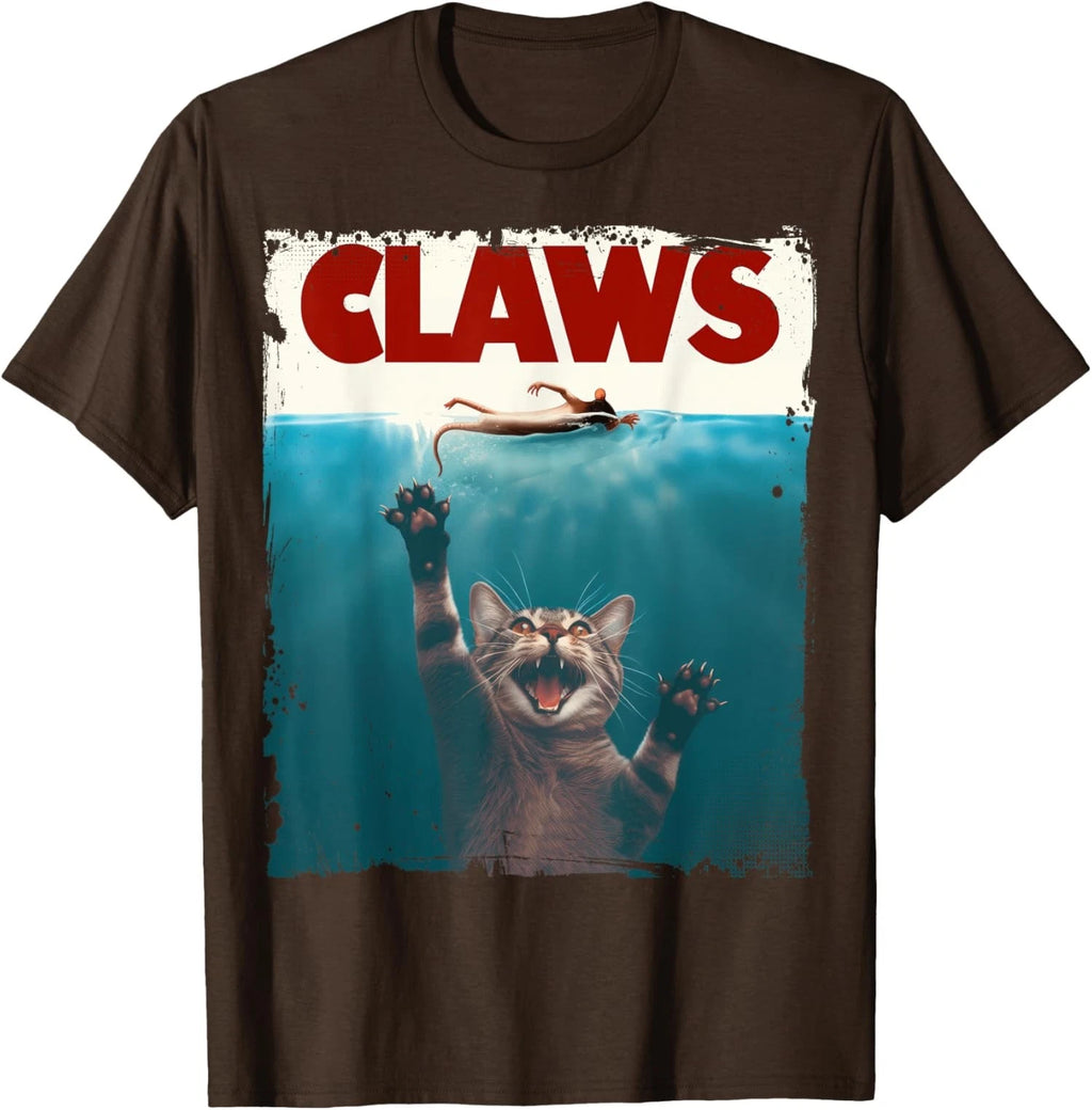 Claws Funny Cat I Love Cat Paws Cat Parody Animal Unisex T-Shirt