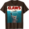 Claws Funny Cat I Love Cat Paws Cat Parody Animal Unisex T-Shirt