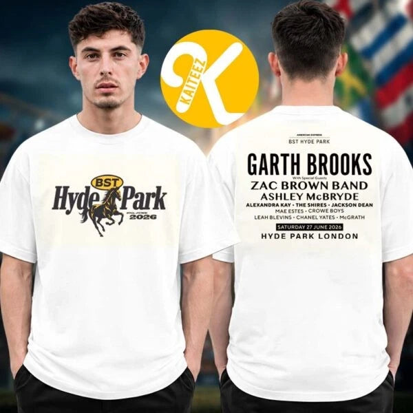 BST Hyde @Park Festival 2026 Garth Brooks Event Two Sided Unisex T-Shirt