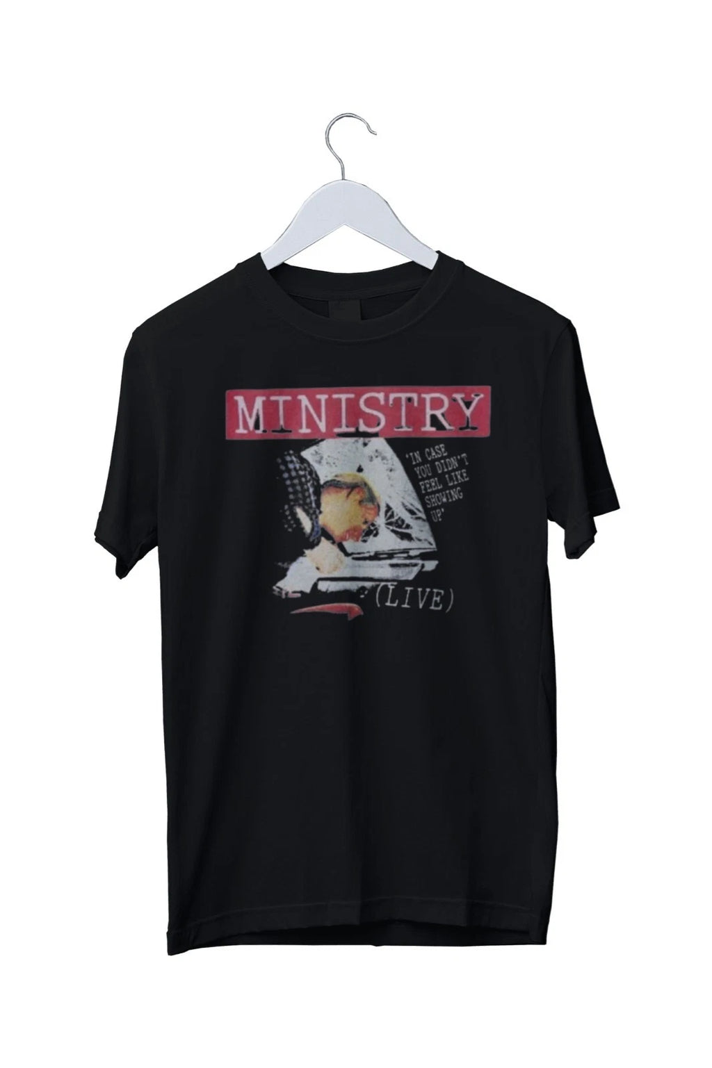 Rare Ministry Band Live in Tour Graphic Unisex T-Shirt Mens S M L XL 2 3 4 XL