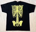 Vintage Y2K Skeleton Glow in the Dark T-Shirt size 2XL 24.5” X 30”