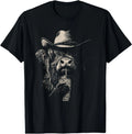Vintage Highland Cow Drinking Coffee T-Shirt