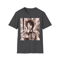 Grunge Punk Portrait T-Shirt | Smoking Portrait Tee faded