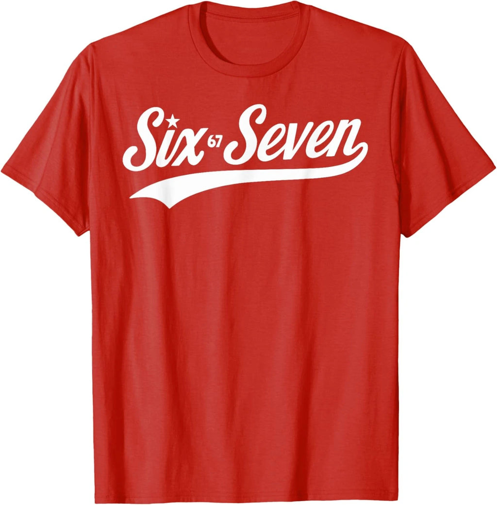 Funny Six Seven 67 Meme Graphic - Soda Pop Design Unisex T-Shirt