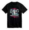 OFFICIAL Hatsune Miku Electric Mike Anime Black Adult T-Shirts NEW