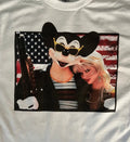 Natural Born Killers micky&mallory funny punk white Size Large unisex T-shirt