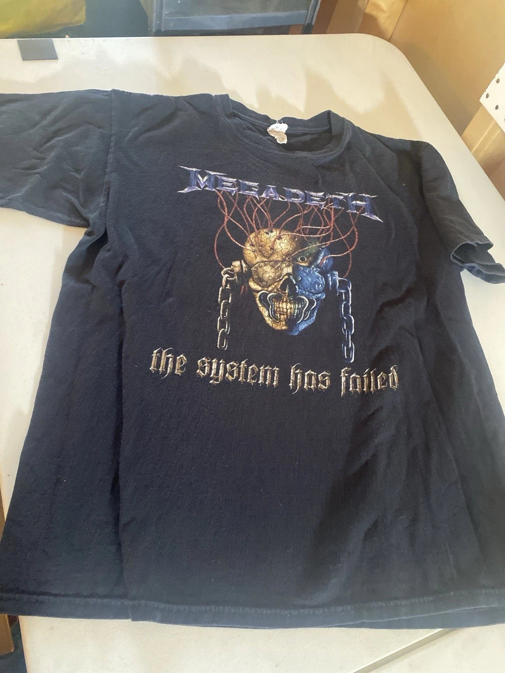 Vintage Megadeth “The System Has Failed” Band T-Shirt Men’s Large Black Metal