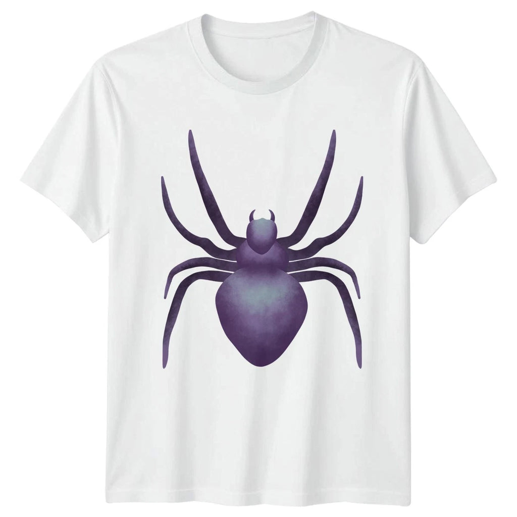 Purple Spider T-Shirt Spider Gothic Halloween Gift For Him And Her