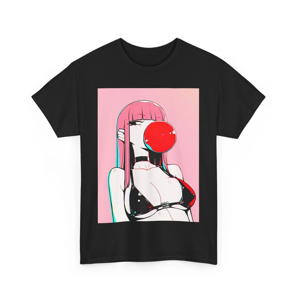 Anime Bubble Gum Pop Art Graphic Tee Harajuku Kawaii Rave Streetwear Shirt Gift