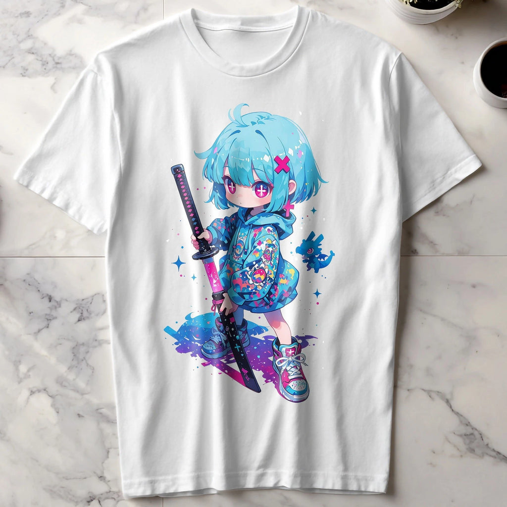 Chibi Girl Cute Kawaii 003 Anime/Manga  Adult / Childrens t shirts/t-shir cotton