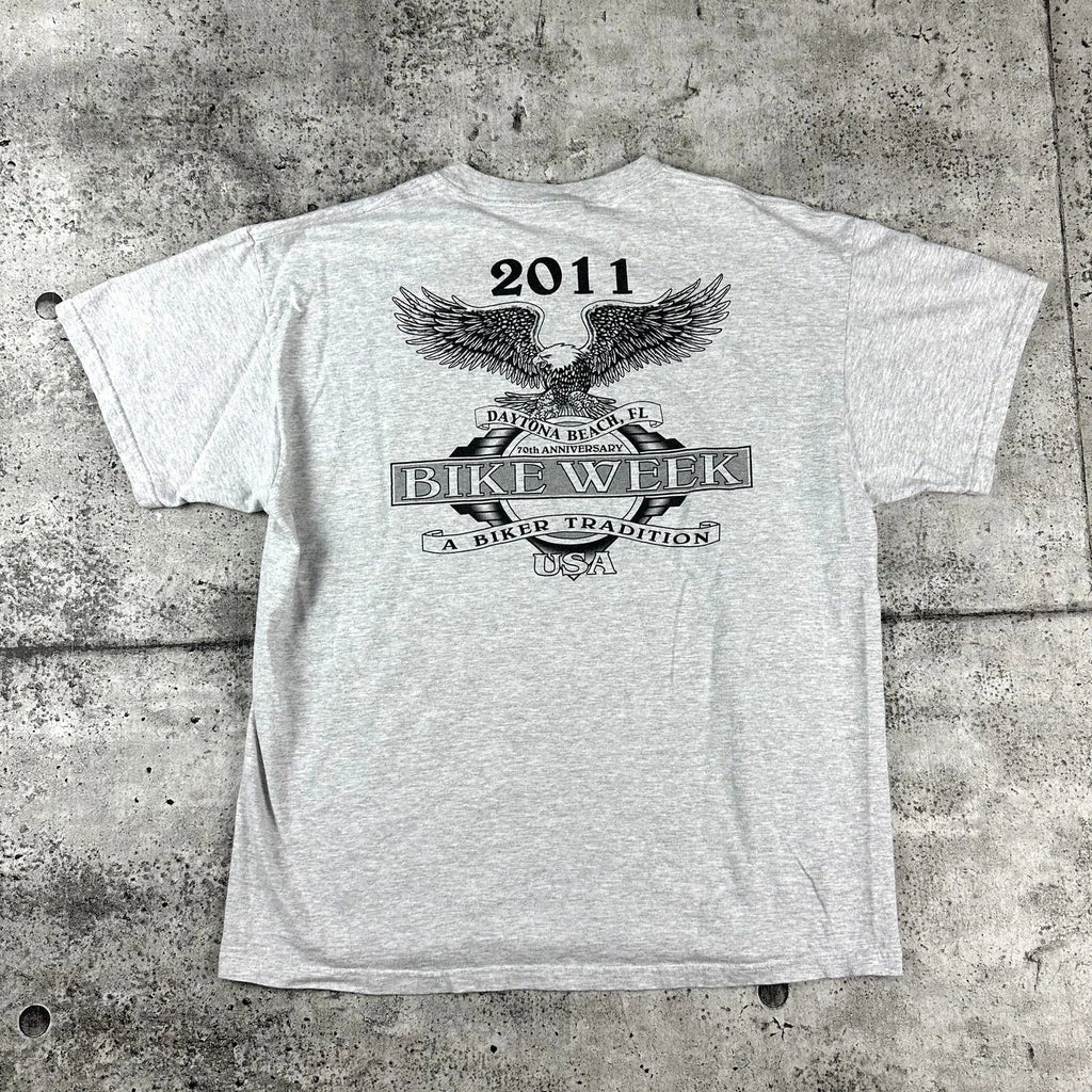 2011 Daytona Beach Bike Week Shirt XL Y2K Biker Shirt