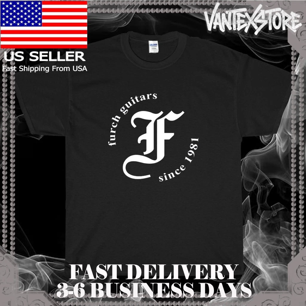NEW SHIRT FURCH GUITARS LOGO MEN'S T-SHIRT FUNNY AMERICAN USA SIZE S-5XL