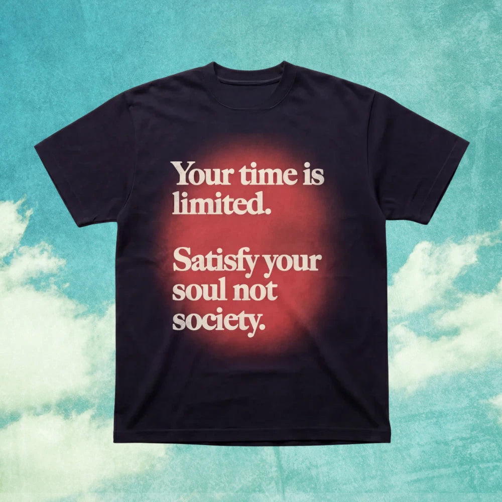 Your Time Is Limited Quote Graphic T-Shirt Motivational Aesthetic Tee S-5XL