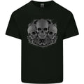 Gothic Skulls Biker Motorcycle Motorbike Mens Cotton T-Shirt Tee Top
