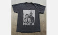 NOFX Punk Rock Band Graphic T-Shirt, Unisex Black T-shirt, Size S-5XL