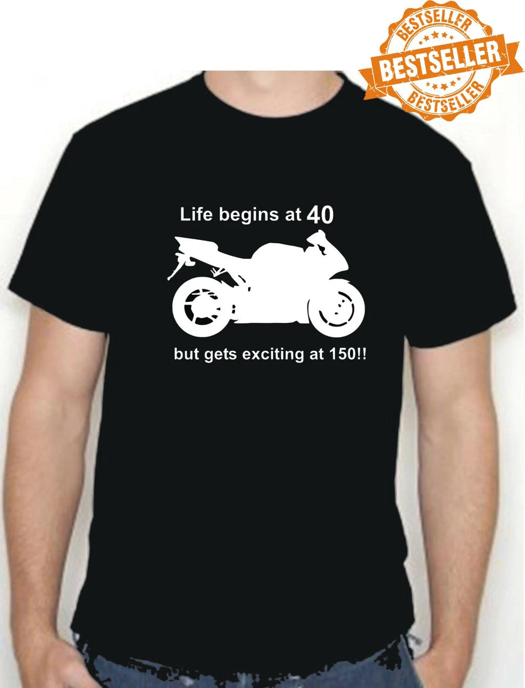 40th BIRTHDAY T-Shirt / SUPERBIKES / RACING / YAMAHA / SUZUKI / ROSSI / S-XXL