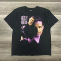 Vintage Ricky Martin Shirt Mens Large Black Winterland Graphic Music Pop 90s