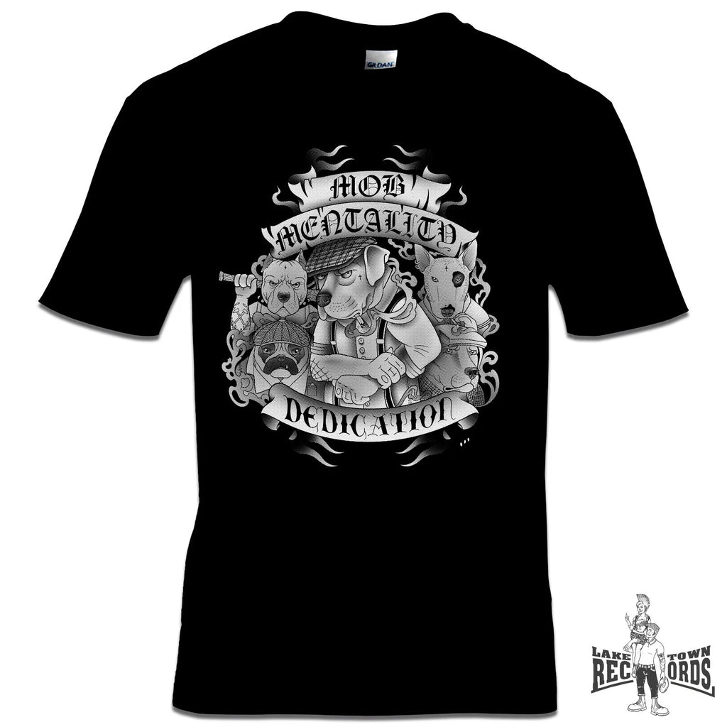 MOB MENTALITY - DOGS (T-SHIRT) Black S-3XL Skinhead Punk Oi! Hardsell 4 Skins