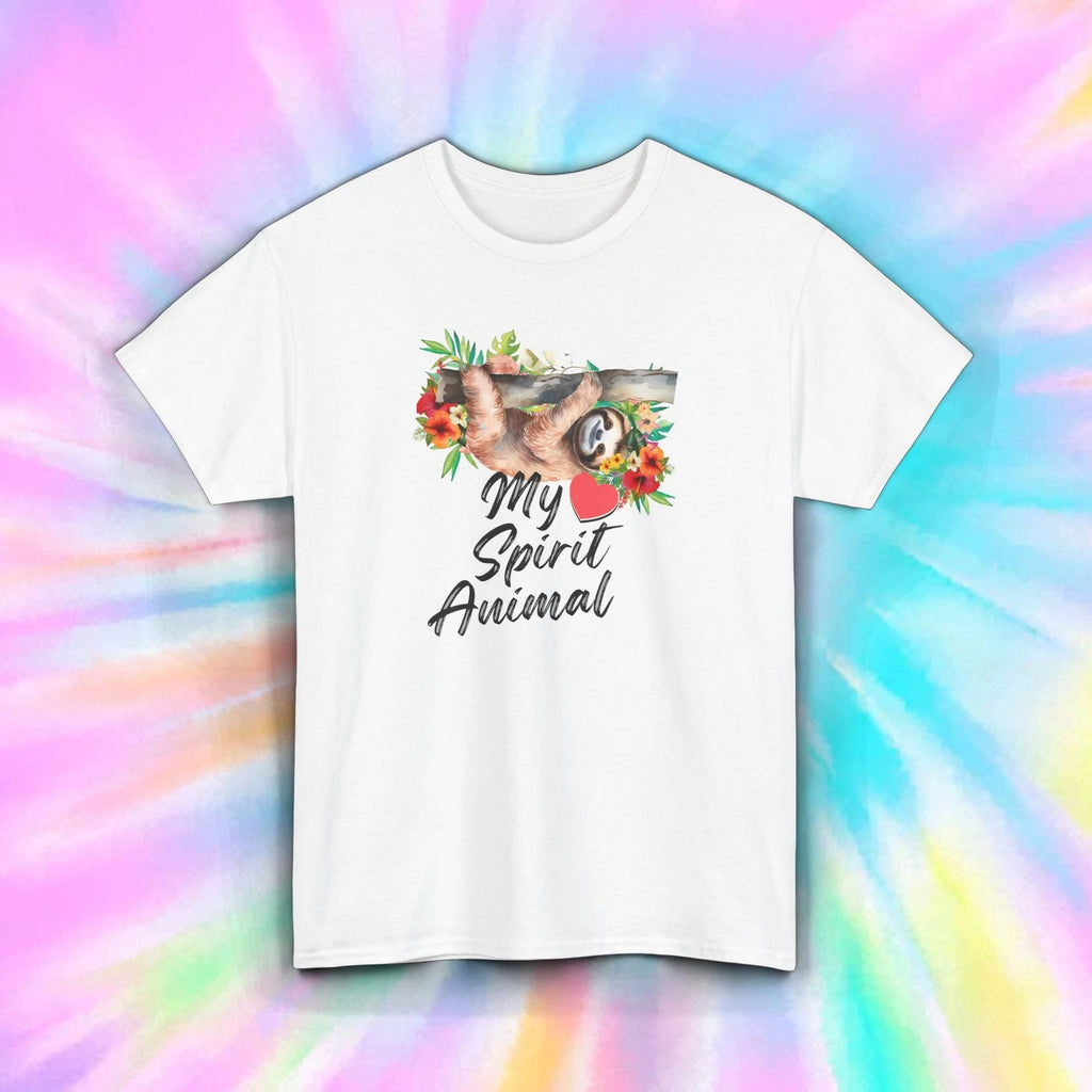 Sloth Spirit Animal Shirt Funny Lazy Animal Lover Cute Gift Idea S-5XL