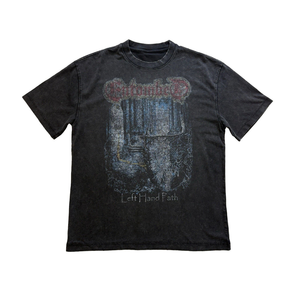 Entombed T-shirt - Left Hand Path Tee - Death Metal Shirt - Vintage Style Tee