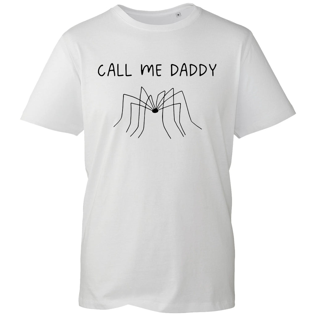 Call Me Daddy Long Legs T Shirt Mens Funny Spider Joke Graphic Novelty Dad Tee