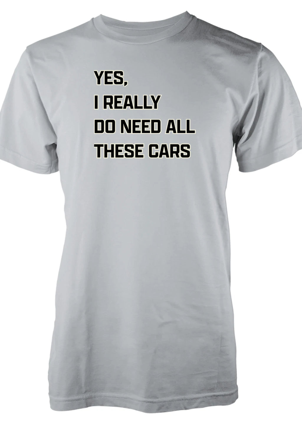 BNWT Funny Car Lover T-Shirt for Adults Free Personalisation Yes I Need All Cars