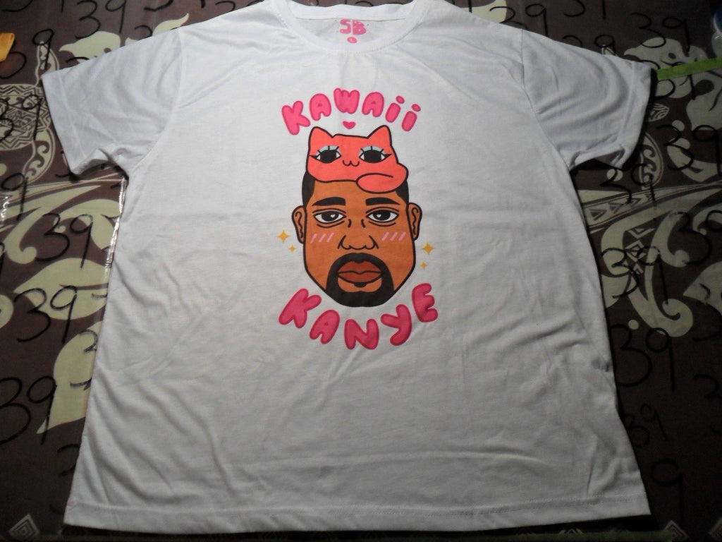 Large NWOT Kawaii Kayne Loose Fit 100 % Poly  Shirt