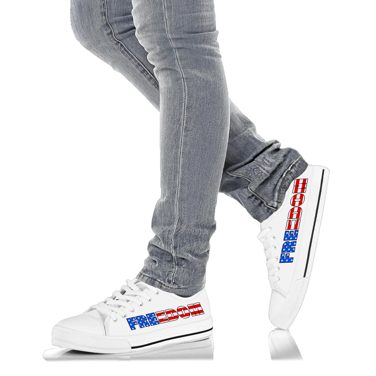Freedom Charlie Low Top Canvas Shoe T-Shirts