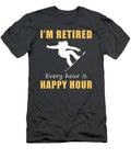 Shred Into Retirement Fun Happy Hour Snowboarding Tee  Get Yours Now T-Shirt