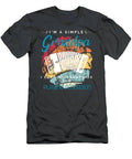 Simple Grandpa Adoring Grandkids  Accordion  Hilarious Tee For Musicloving Grandparents T-Shirt